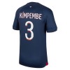 Maillot de Supporter Paris Saint-Germain 2023-24 Kimpembe 3 Domicile Pour Homme